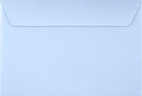 LUXPaper 6 x 9 Booklet Envelopes -  Baby Blue 80lb.(50 Qty.)