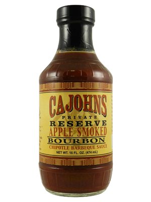 CaJohn's Applewood Smoked Bourbon Chipotle Barbecue Sauce 16 oz (not in pricelist)