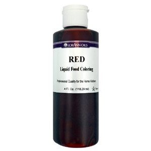 Red Liquid Food Color, 4 oz.