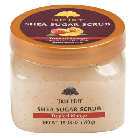 Shea Sugar Body Scrub, Tropical Mango 18oz