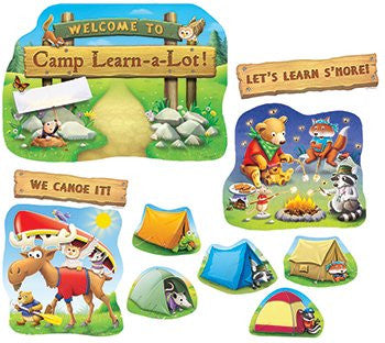 Camp Learn-a-Lot Bulletin Board Set
