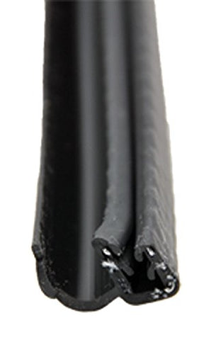 AP Products Black J Bulb Seal, 1" x 3/4" x 25'