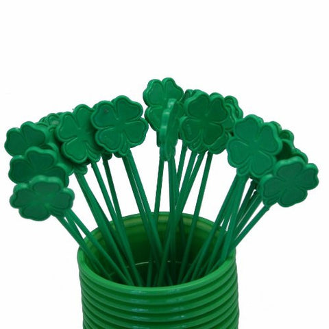25 Shamrock Stir Sticks