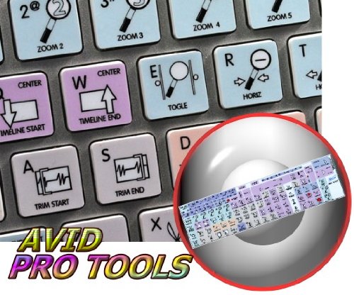 Avid Pro Tools Galaxy Keyboard Sticker, Apple Size