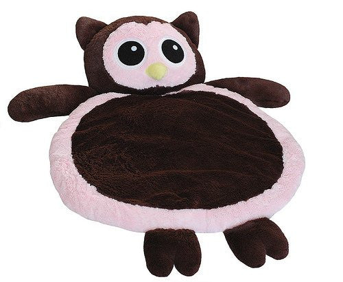 Pink Owl Baby Mat
