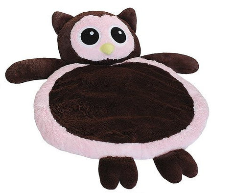 Pink Owl Baby Mat