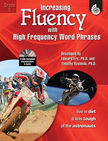 INCREASING FLUENCY WITH HIGH FREQUENCY WORD PHRASES ACTIVITY BOOK - GR. 5 with CD (paperback)