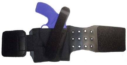 Bootlock Holster, Nylon, Black, Plain Finish, Fits Small Auto Pistols