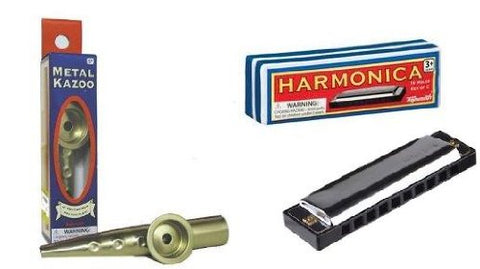 Metal Harmonica  and Metal Kazoo