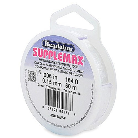 Supplemax, 0.15 mm (.006 in), Clear, 50 m (164 ft)