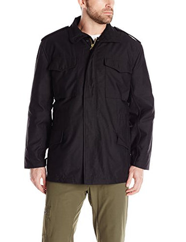 TruSpec - M65 Field Coat With Liner-Black- Large Long