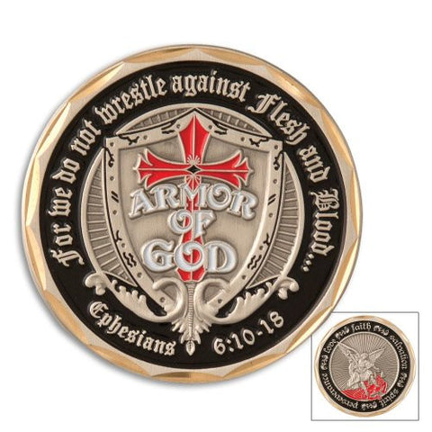 Coin-Armor Of God Shield ST. Michael