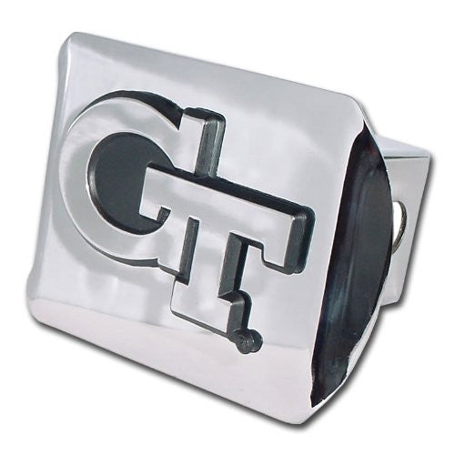 Georgia Tech (“GT”) Shiny Chrome Hitch Cover