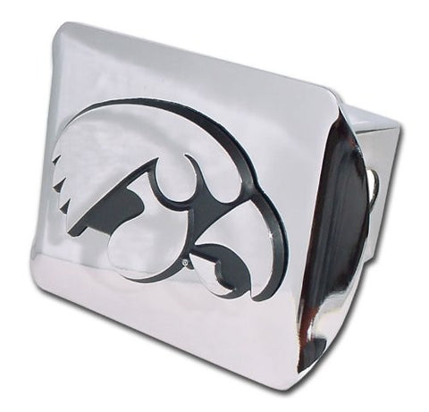 Iowa (Tiger Hawk) Shiny Chrome Hitch Cover