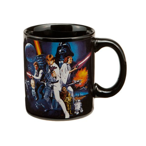 Star Wars "A New Hope</i> 12 oz. Ceramic Mug, 4.75" x 3.25" x 3.75"