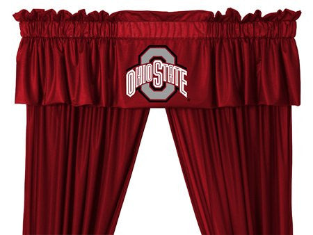 VALANCE Ohio St Buckeyes - Color Bright Red - Size 88x14