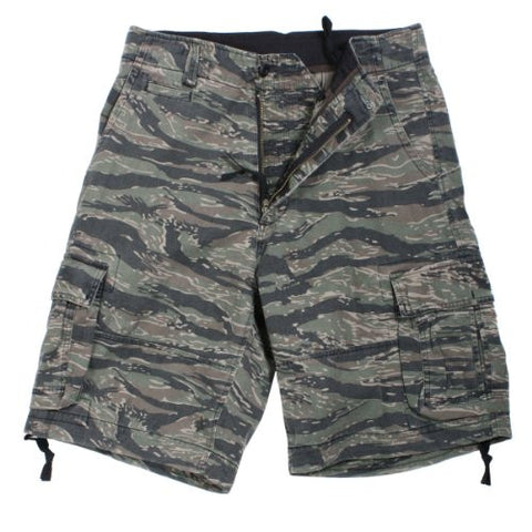 Tiger Stripe Camo Vintage Infantry Utility Shorts - Medium