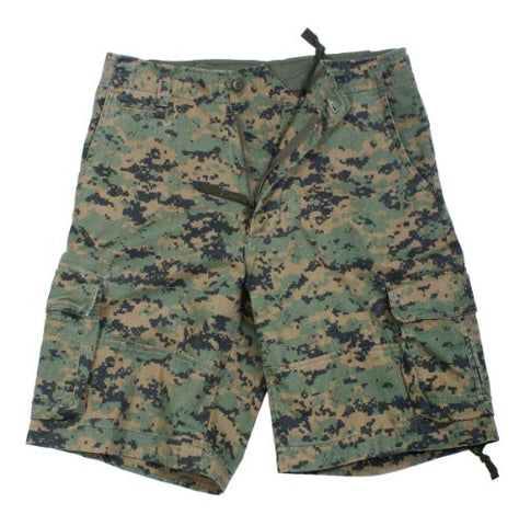 Woodland Digital Vintage Infantry Utility Shorts - Extra Small