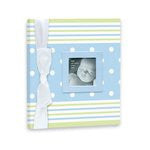 Baby Book-Bright blue and green cover, 10”x11.5”