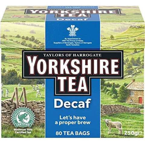 Yorkshire Decaf Teabags 80's