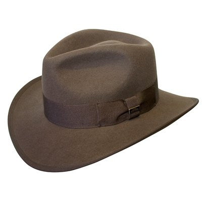 Indiana Jones Wool Brown Hat - Medium
