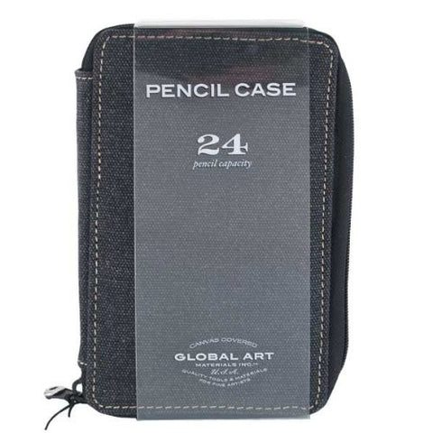 Canvas Pencil Case 24-color Black