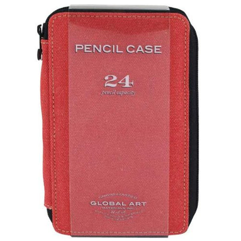 Canvas Pencil Case 24-color Rose