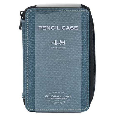 Canvas Pencil Case 48-color Steel Blue