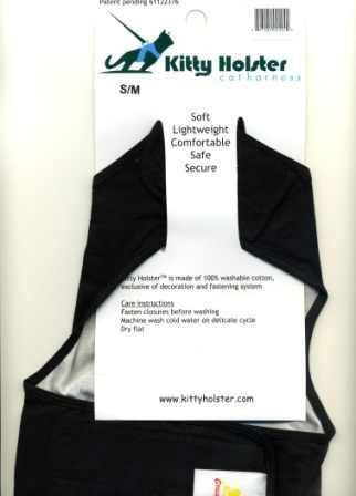 Kitty Holster Cat Harness Extra Small, Black
