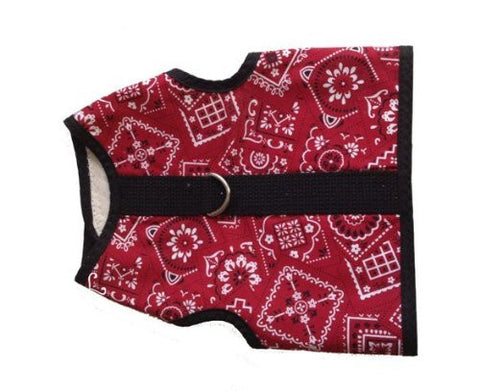 Kitty Holster Cat Harness, Extra Small, Red Bandana