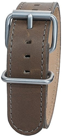 A-Type DX3 Leather Duration, Leather Olive Brown - 7/8"