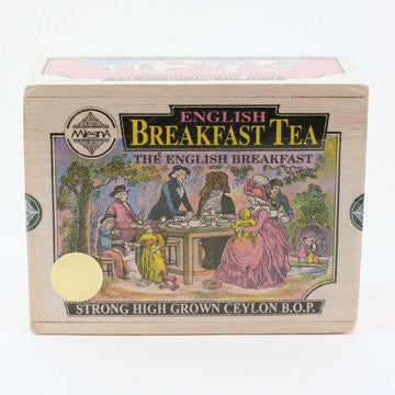 English Breakfast Tea in Wood Box - 100 Tea Bags