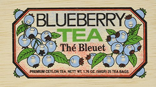 Blueberry Tea in Wood Box - 25 Tea Bags