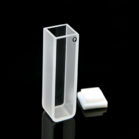 Quartz Cuvette Cell Spectrometer - 10 mm light path, 45mm x 12.5mm x 12.5mm