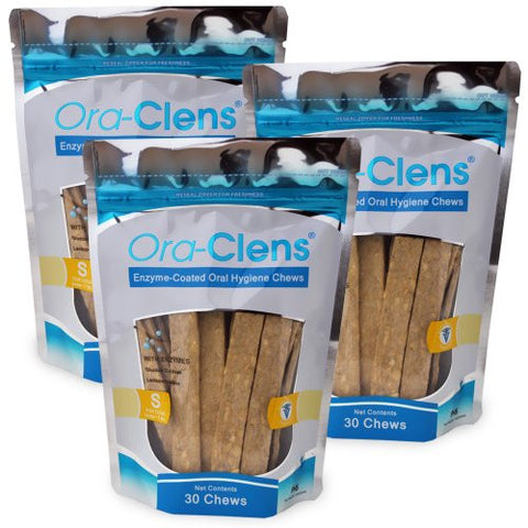 Ora-Clens Oral Hygiene Chews Small (30 Chews)