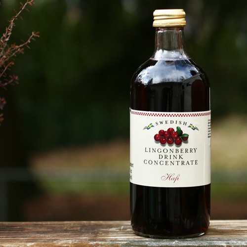 Swedish Lingonberry Drink Concentrate by Hafi