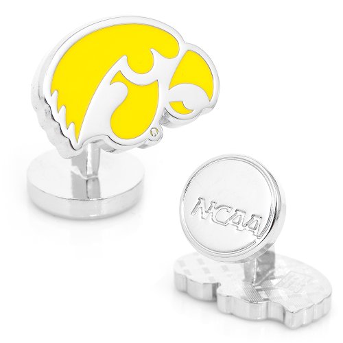 NCAA Palladium University of Iowa Hawkeyes Cufflinks (not in pricelist)
