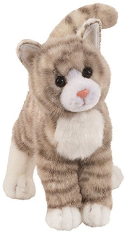 Zipper Grey Tabby Cat 10" by Douglas Cuddle Toys