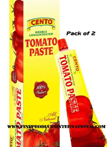 Cento Tomato Paste in Tube, Pack of 2