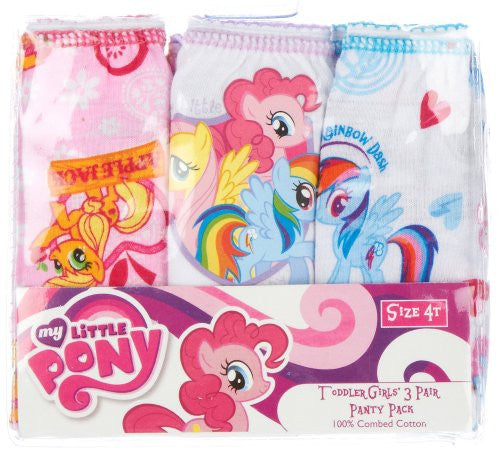 My Little Pony Little Girls' Toddler Magic Manes 3-Pack Panties