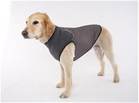 Insect Shield Repellant Apparel Grey T-Shirts for Dogs - Medium