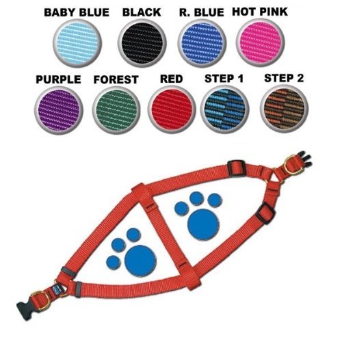 Step-In Harness, 5/8 x 11-16" - Step 2 Brown, XSmall