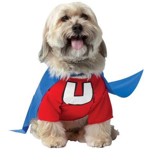 Underdog Dog Costume - Red/Blue, Large