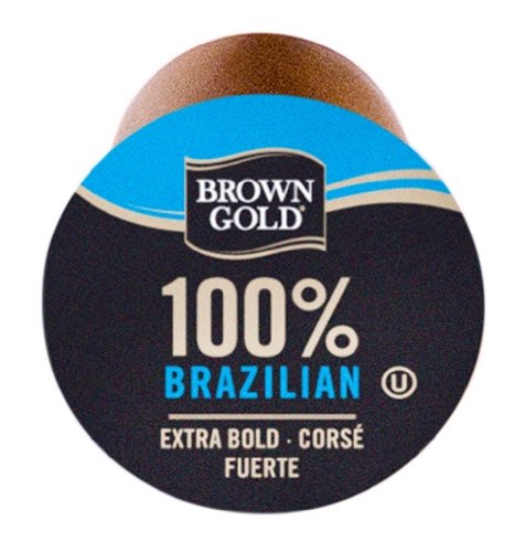 BROWN GOLD, 100% BRAZILIAN (24 SINGLE SERVE CUPS)
