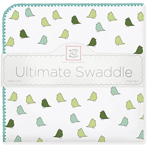 Ultimate Swaddle Little Chickies Turquoise