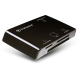 All-in-1 Transcend Multi Card Reader USB2.0 RDP8 Black