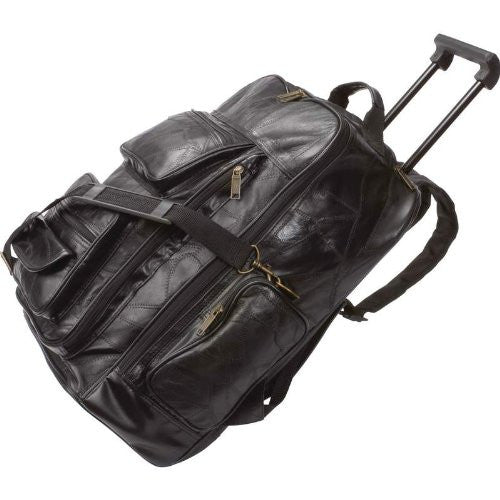 Embassy™ Italian Stone™ Design Genuine Leather Trolley/Backpack