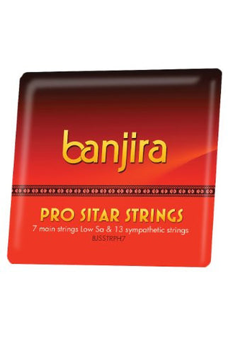 Banjira Sitar String Set, Pro, 7, Heavy