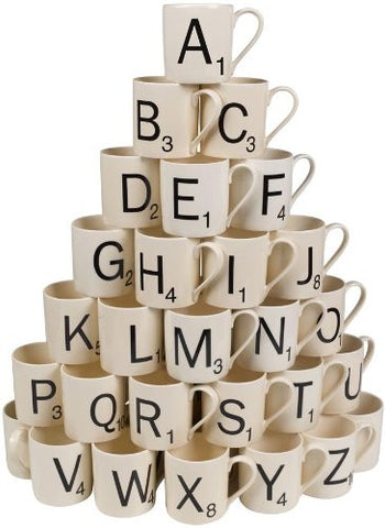 Scrabble Mug, Letter K