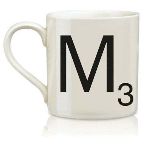 Scrabble Mug, Letter M
